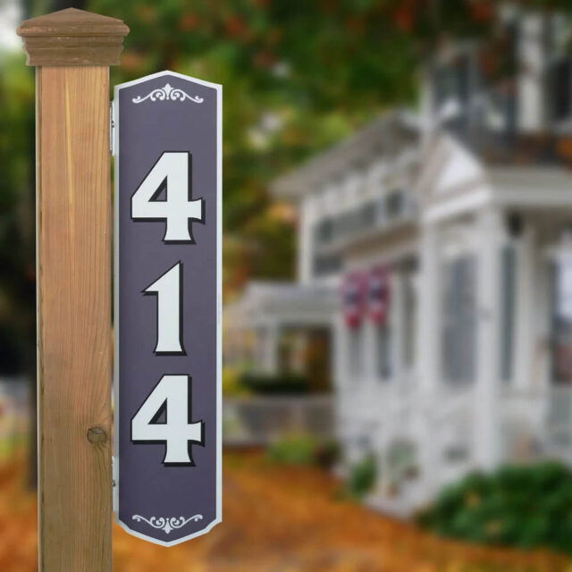Traditional Address Signs